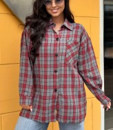 Жіноча сорочка в клітинку TS-456.4A450