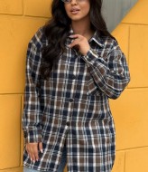 Жіноча сорочка в клітинку TS-456.4A450