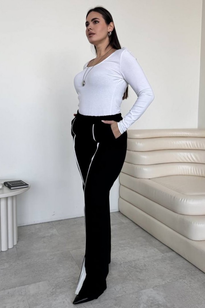 Комфортные брюки с лампасами ME-550A7470