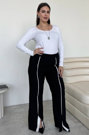 Комфортные брюки с лампасами ME-550A7470