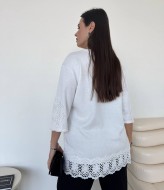 Стильная туника с кружевом ME-537A530