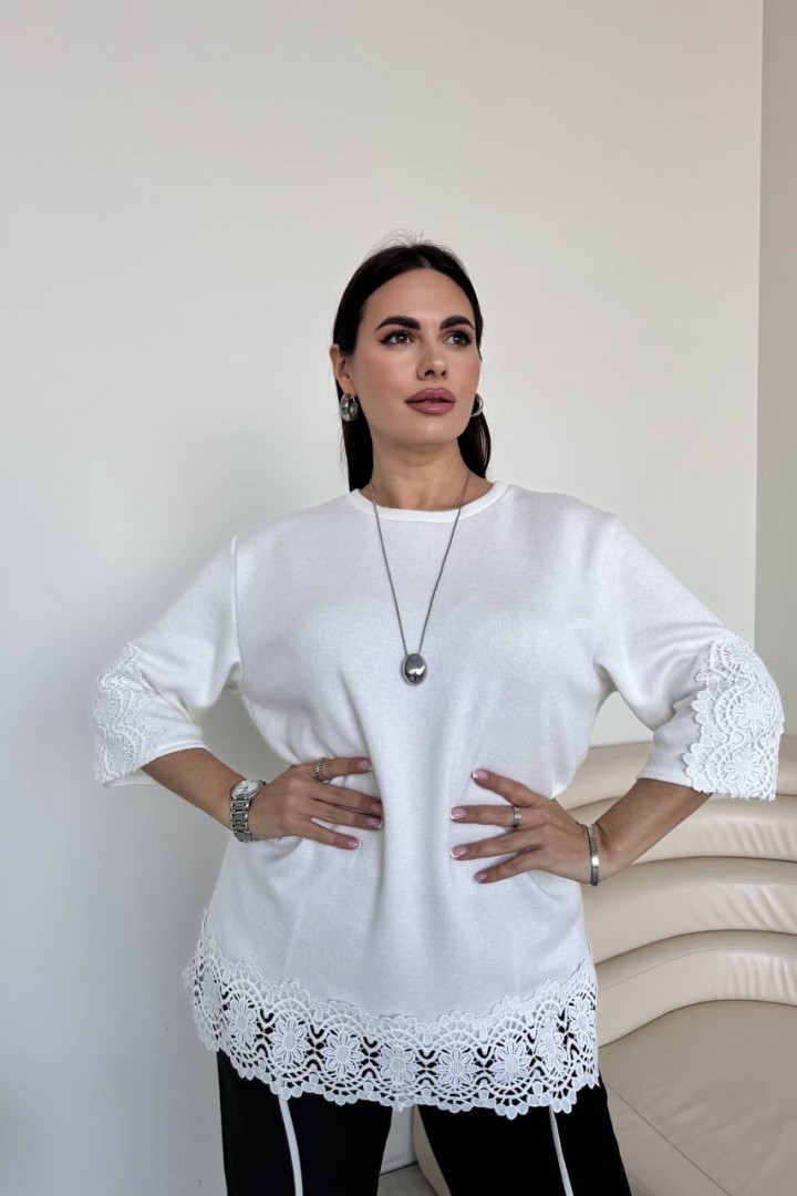 Стильная туника с кружевом ME-537A530