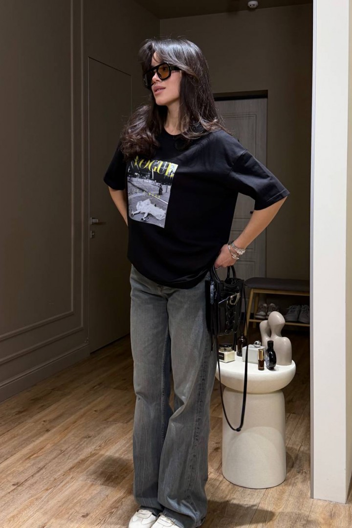 Футболка з принтом SSY-038A400