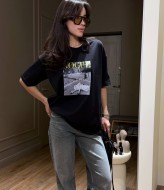 Футболка з принтом SSY-038A400