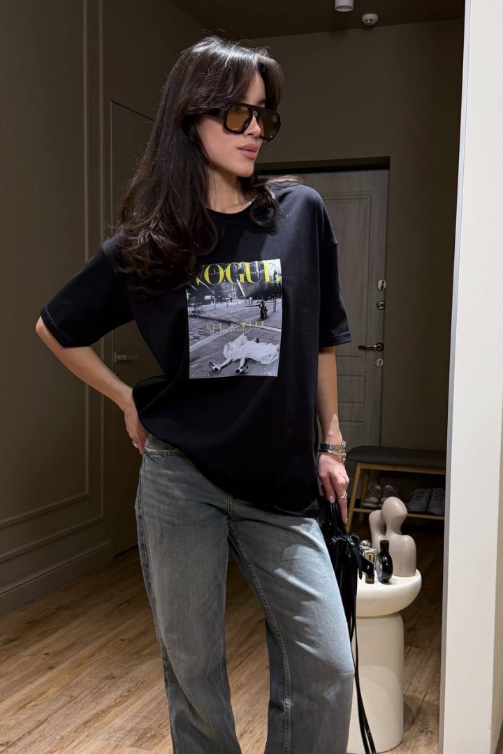 Футболка з принтом SSY-038A400