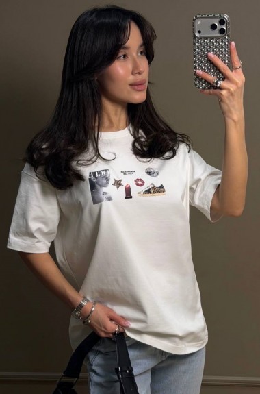 Футболка з принтом SSY-038A400