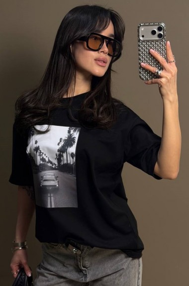 Футболка з принтом SSY-038A400