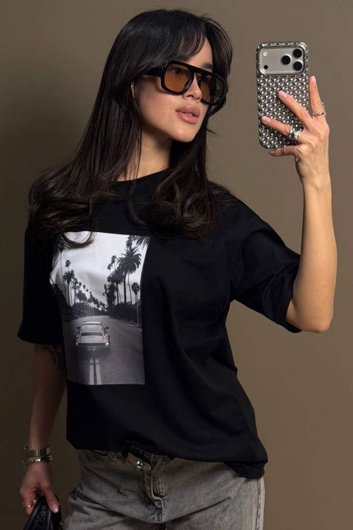 Футболка з принтом SSY-038A400