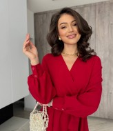 Короткое платье на запах  HB-0125A510 Короткое платье на запах  HB-0125A510