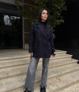 Двубортное полупальто ASP-2025A1499