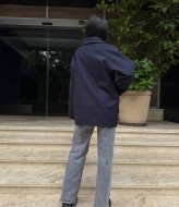 Двубортное полупальто ASP-2025A1499