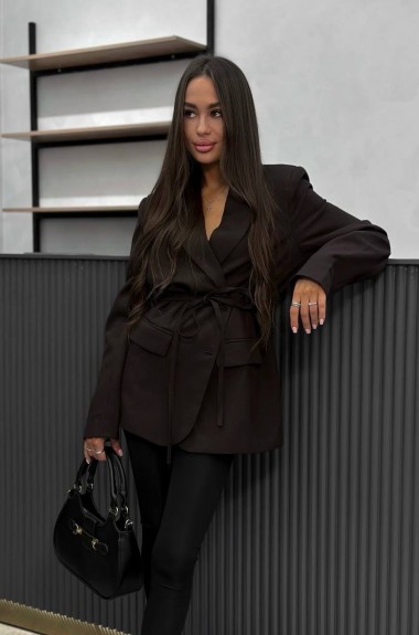 Пиджак с поясом ANN-567A450