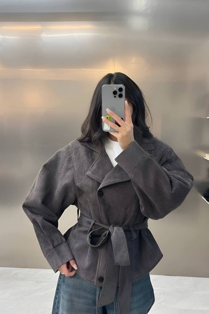 Замшевая косуха MIS-220A680