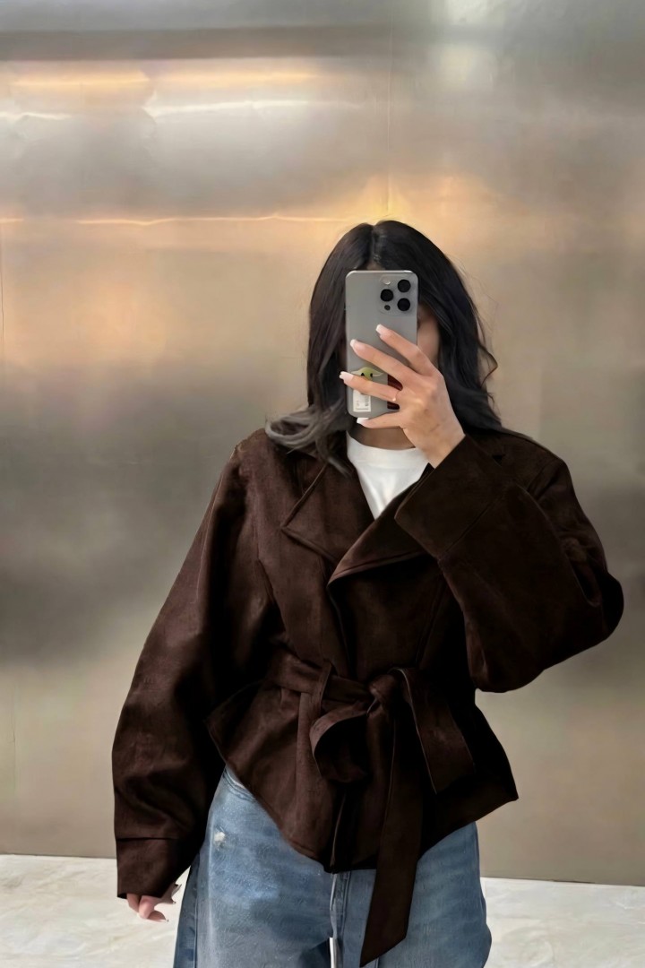 Замшевая косуха MIS-220A680