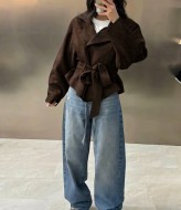 Замшевая косуха MIS-220A680