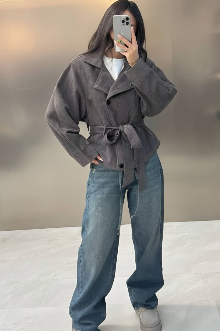 Замшевая косуха MIS-220A680