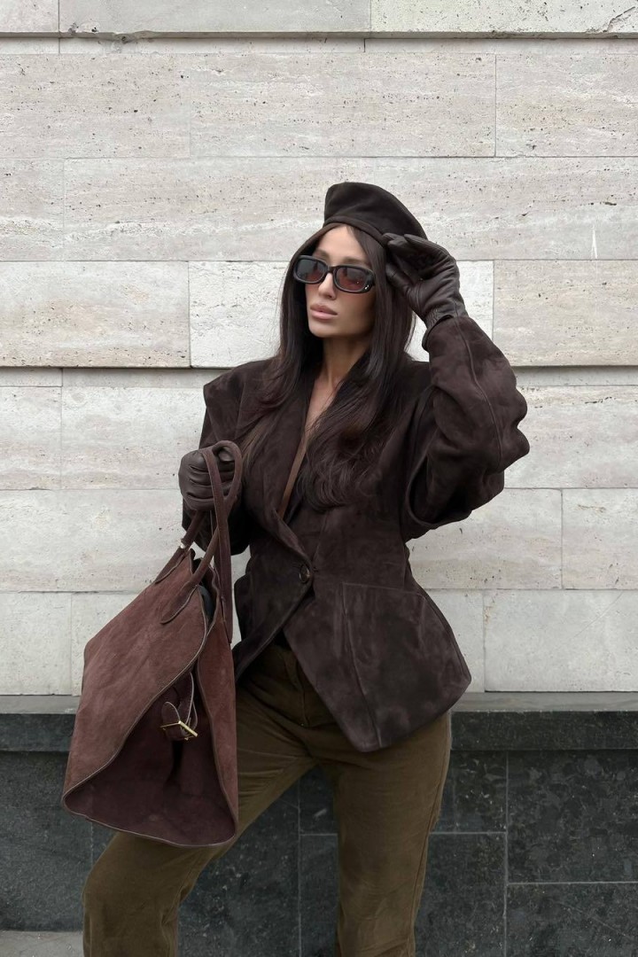 Замшевый жакет IN-2106A890