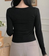 Лонгслив с кружевом IMMA-458A380