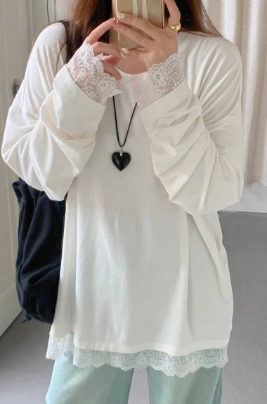 Свободный лонгслив IMMA-459A400