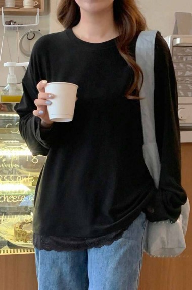 Свободный лонгслив IMMA-459A400