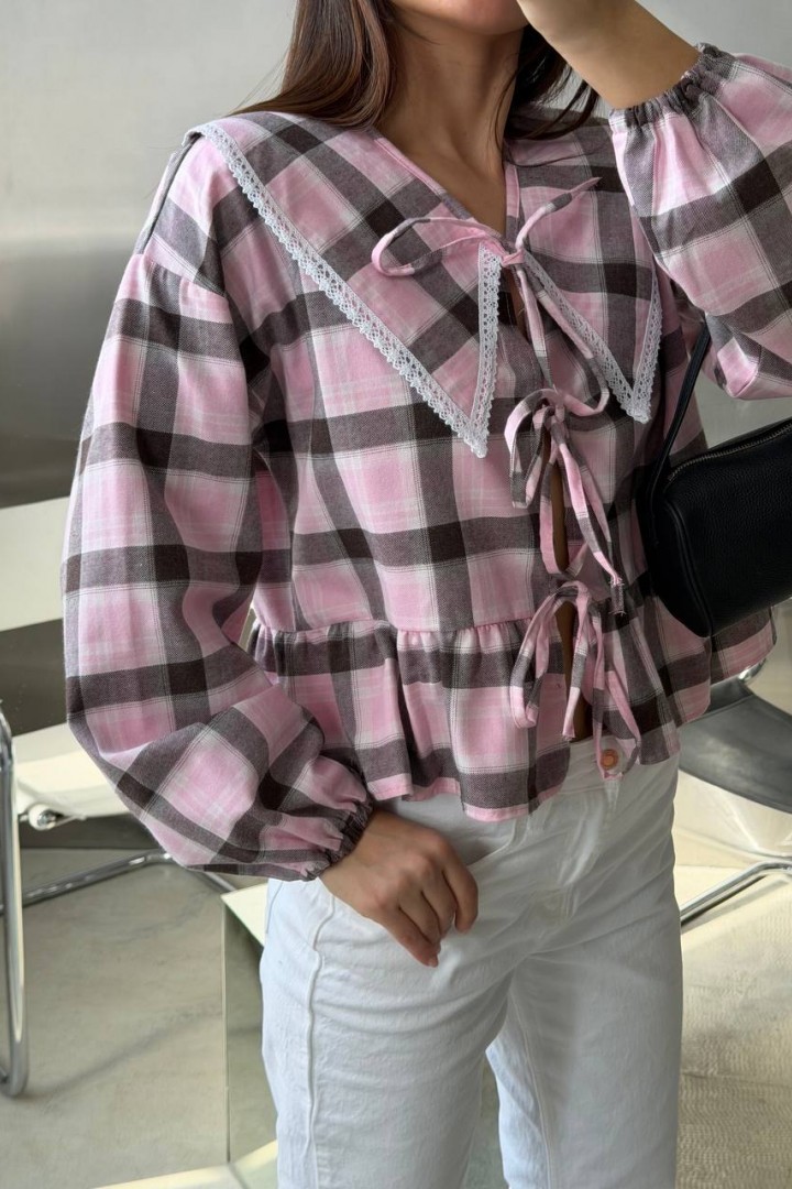 Коротка сорочка з мереживом ANM-440A630