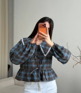 Коротка сорочка з мереживом ANM-440A630