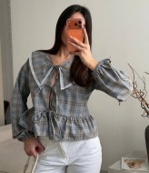 Коротка сорочка з мереживом ANM-440A630