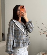 Коротка сорочка з мереживом ANM-440A630