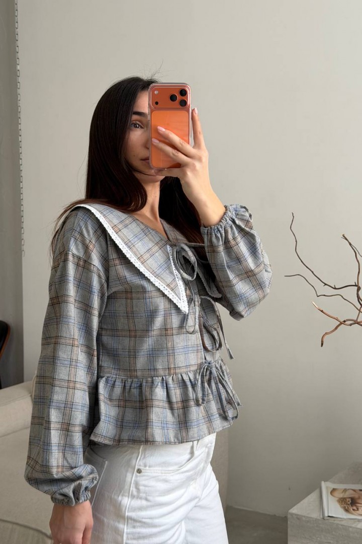 Коротка сорочка з мереживом ANM-440A630