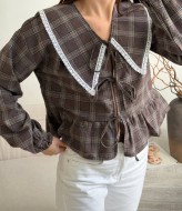 Коротка сорочка з мереживом ANM-440A630