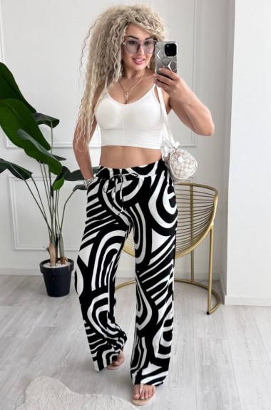 Широкие летние брюки SC-6042A300