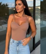 Стильный боди с чашками IO-757A450