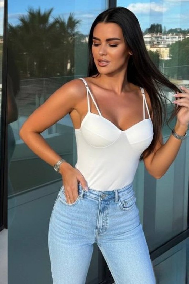 Стильный боди с чашками IO-757A450