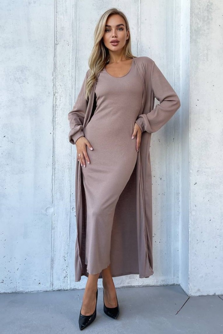 Комплект платье+крдиган NK-522A639