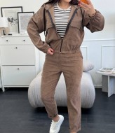 Вельветовый костюм двойка XOF-7012A490