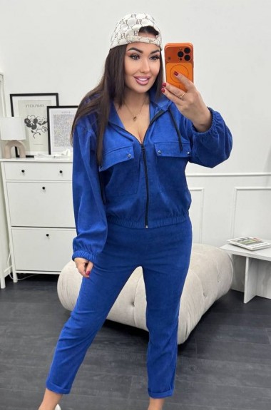 Вельветовый костюм двойка XOF-7012A490