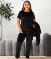 Изысканный велюровый костюм-тройка RIL-0505A19