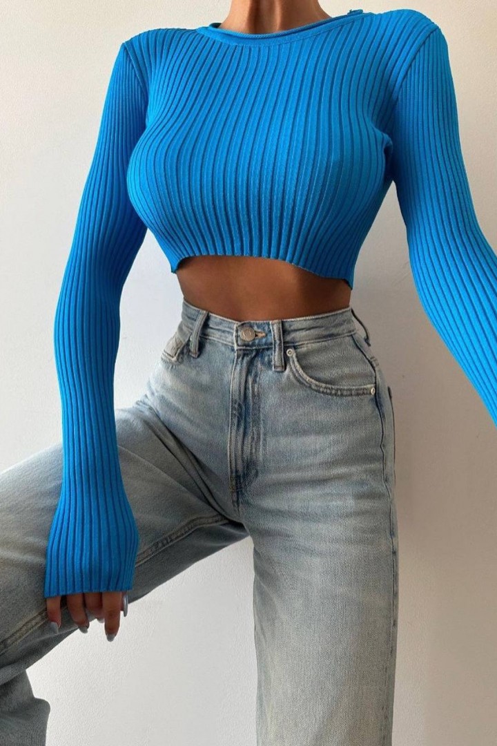 Укороченный топ с длинными рукавами DMP-A7031A220