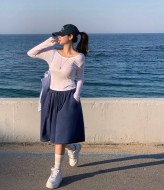 Свободные шорты оversize DMP-A7147A280