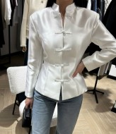 Приталенный жакет со стойкой LUC-1222A419