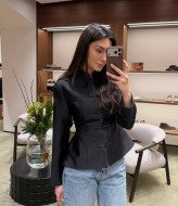 Приталенный жакет со стойкой LUC-1222A419