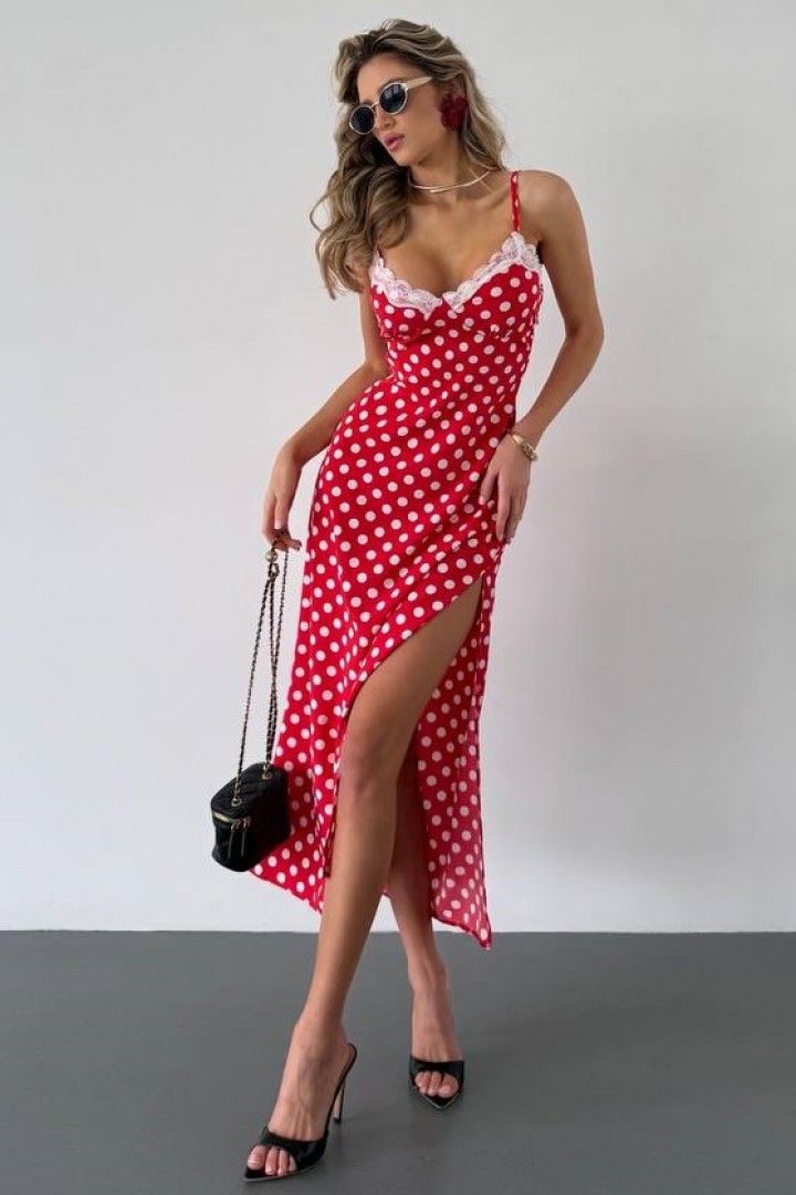 Сарафан в горошок MPK-440A550