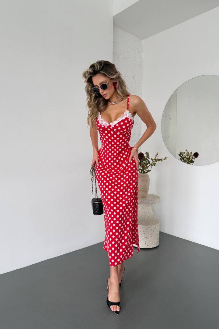 Сарафан в горошок MPK-440A550