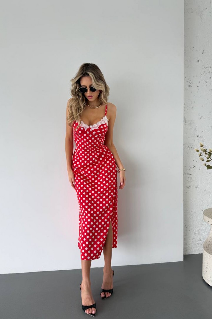 Сарафан в горошок MPK-440A550