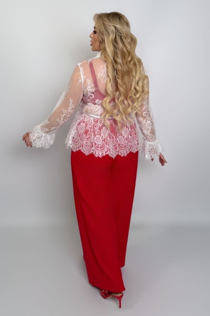 Кружевная блузка ET-823A600