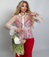 Кружевная блузка ET-823A600