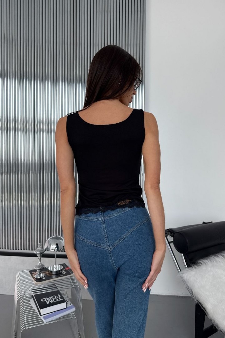 Майка с кружевом JAV-828A380