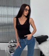 Майка с кружевом JAV-828A380