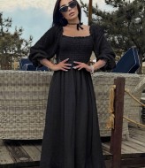 Однотонное платье VM-10516A550