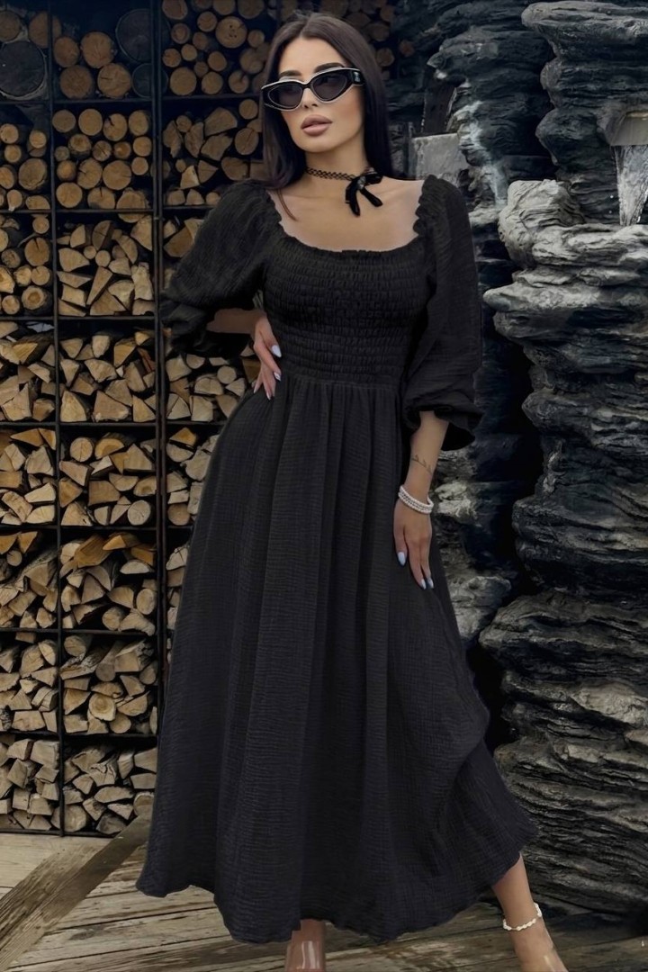 Однотонное платье VM-10516A550